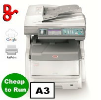 Horsham, Billingshurst and Southwater for sale refurbished colour A3 photocopier, OKI ES8460dn extremely reliable, service garuntee, and cheap to run